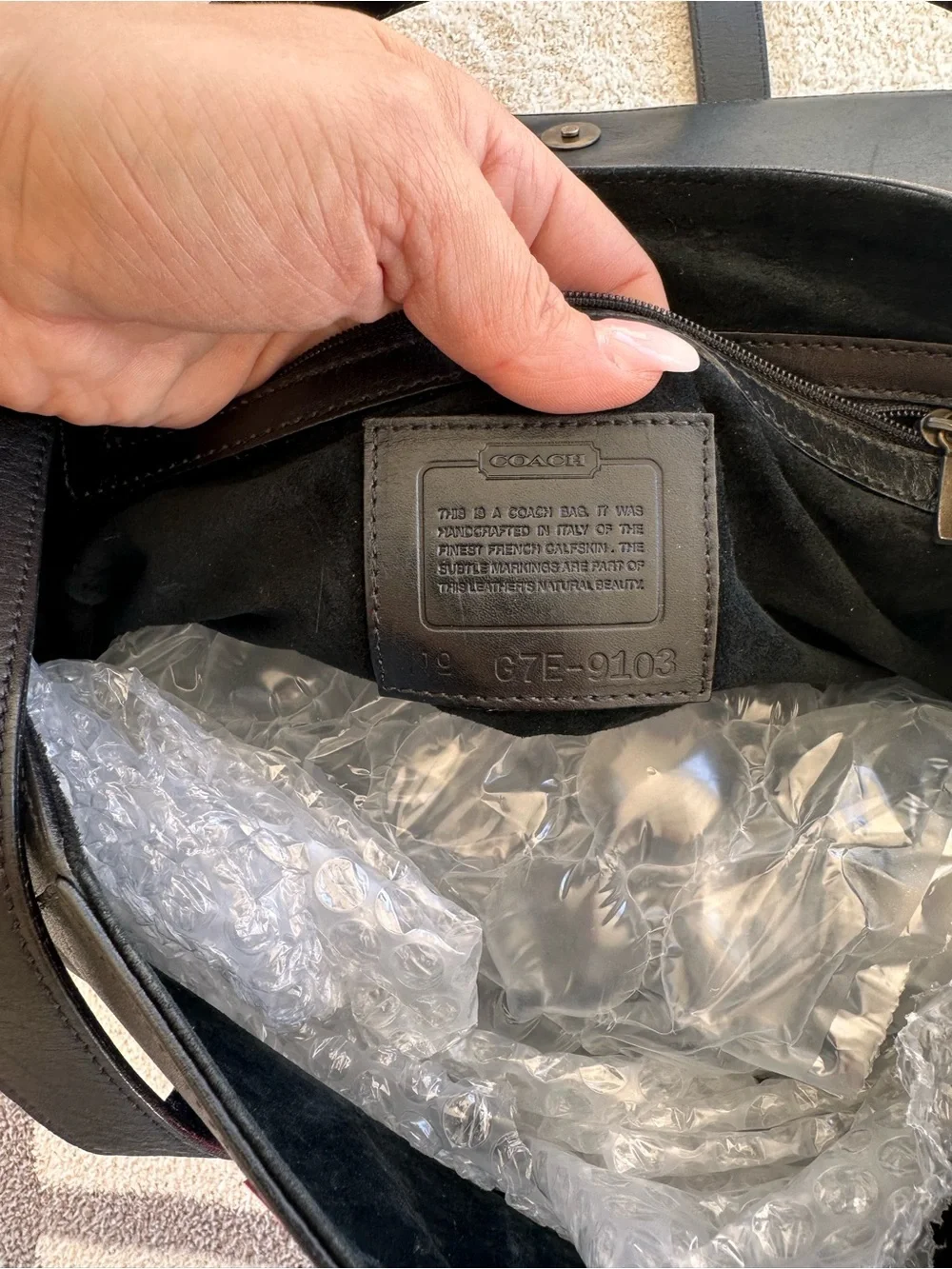 1997 vintage coach Manhattan bag tote bag